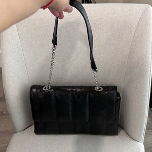 Used good condition Beautiful Zara Elegant Black Leather Bag
